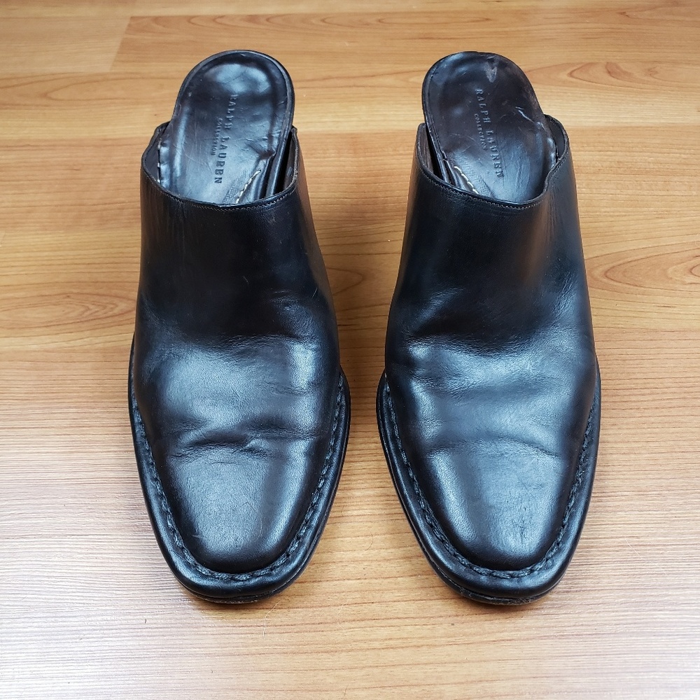 Ralph Lauren  Collection Leather Mules